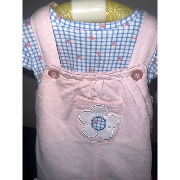 Baby Girl Overall Short Set by Quiltex 3-6M - Picture 3 of 8